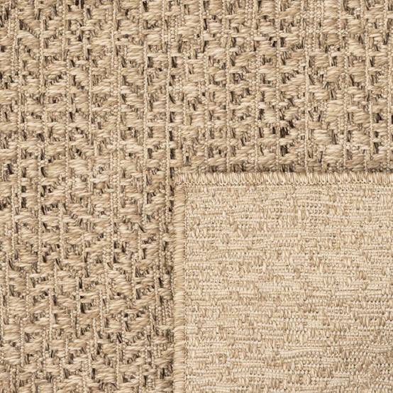 Tapis de Sol Extérieur Carré Imitation Jute en PP Résistant pour Jardin Patio Brun 240x240 cm – ComfortXL Outdoor Living - Image 6