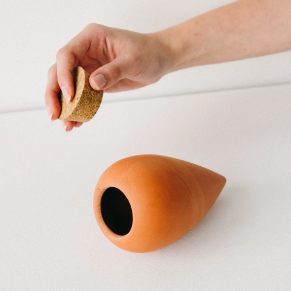 Olla pour arroser ses plantes de manière autonome – Terracotta - Pepin - Mes Courses En Vrac - Image 2