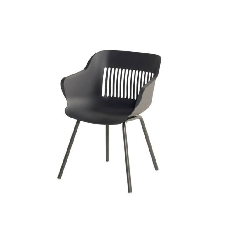 Ensemble HARTMAN table SOPHIE Bistro HPL FLIP 68 + 2 chaises JILL - Anthracite - Image 3