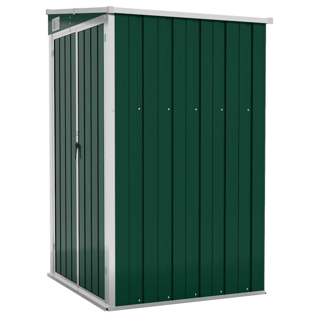 Vidaxl - Remise de jardin murale Vert 118x100x178 cm Métal galvanisé vidaXL 316217 - Image 2