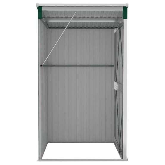 Vidaxl - Remise de jardin murale Vert 118x100x178 cm Métal galvanisé vidaXL 316217 - Image 7