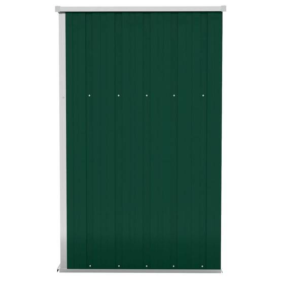 Vidaxl - Remise de jardin murale Vert 118x100x178 cm Métal galvanisé vidaXL 316217 - Image 5