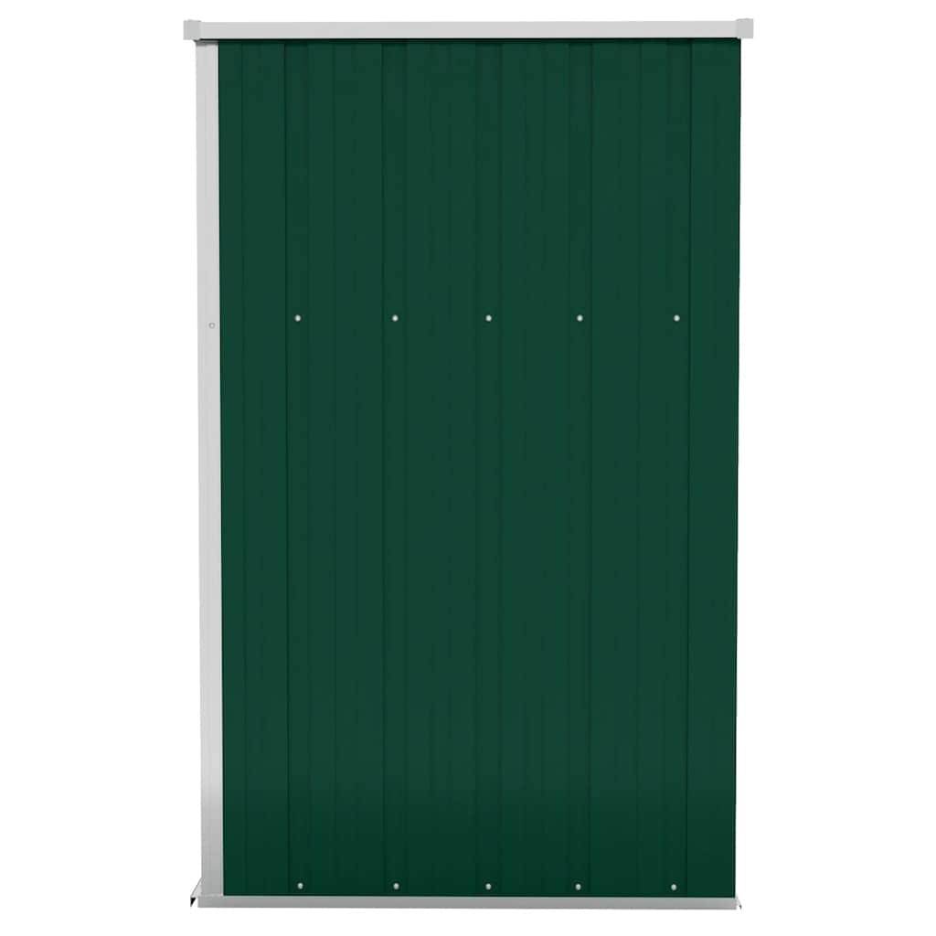 Vidaxl - Remise de jardin murale Vert 118x100x178 cm Métal galvanisé vidaXL 316217 - Image 5