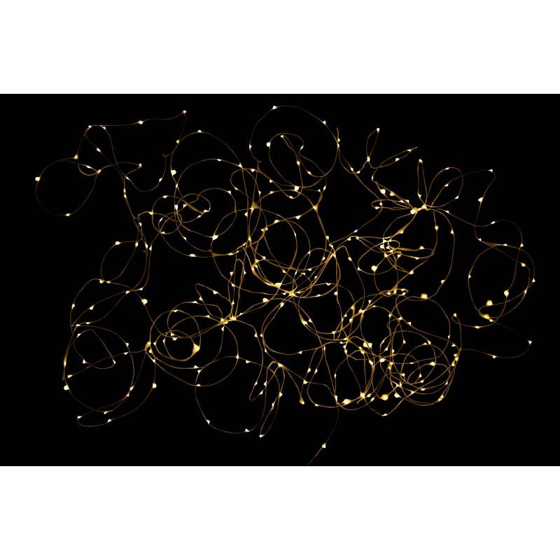Guirlande lumineuse fil en Plastique Argent 15x15x5,5cm - J-Line - Image 3