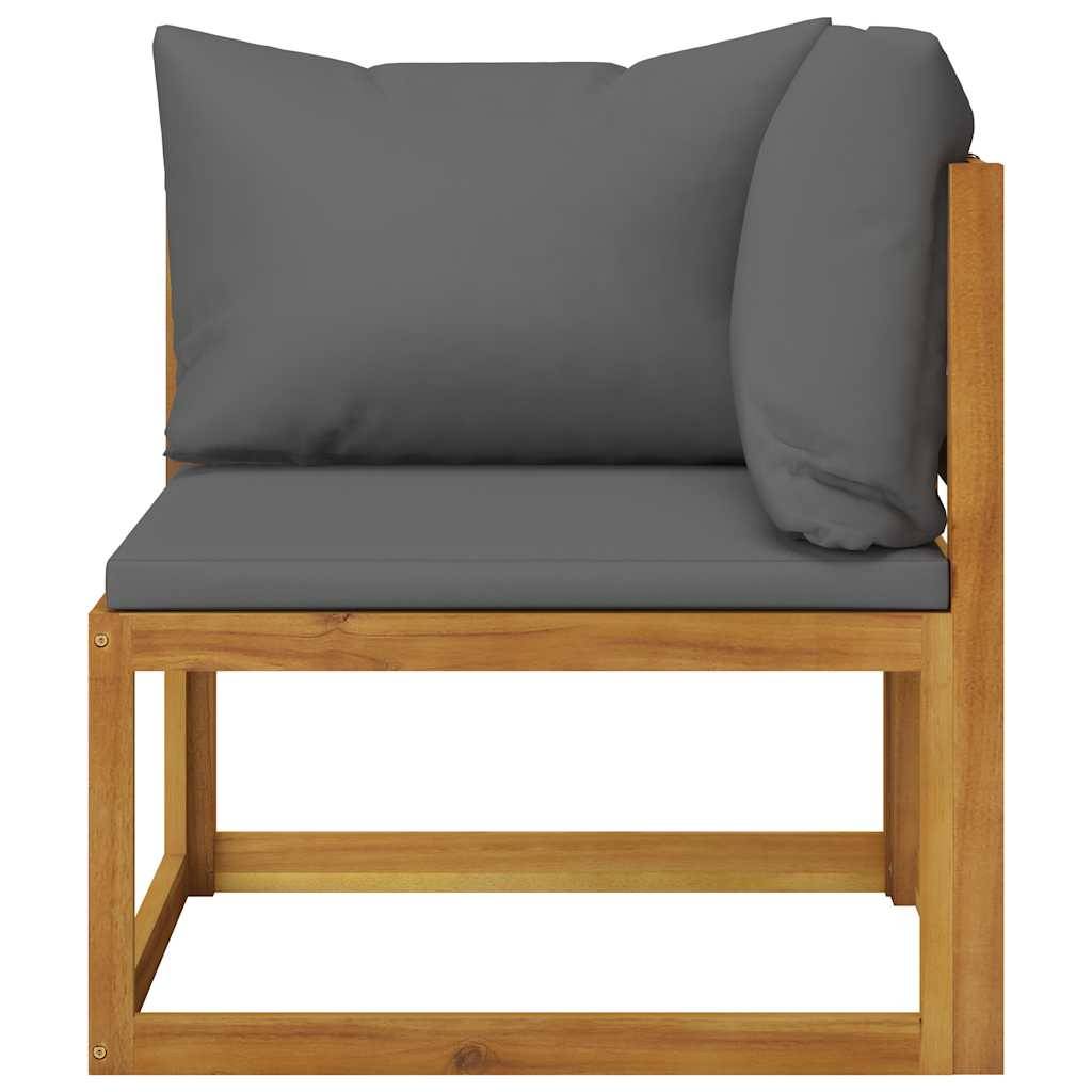Prolenta Premium - Salon complet 5 places polyester marron 206 x 138 x 60 cm - Prolenta premium p3194.3 - Image 5