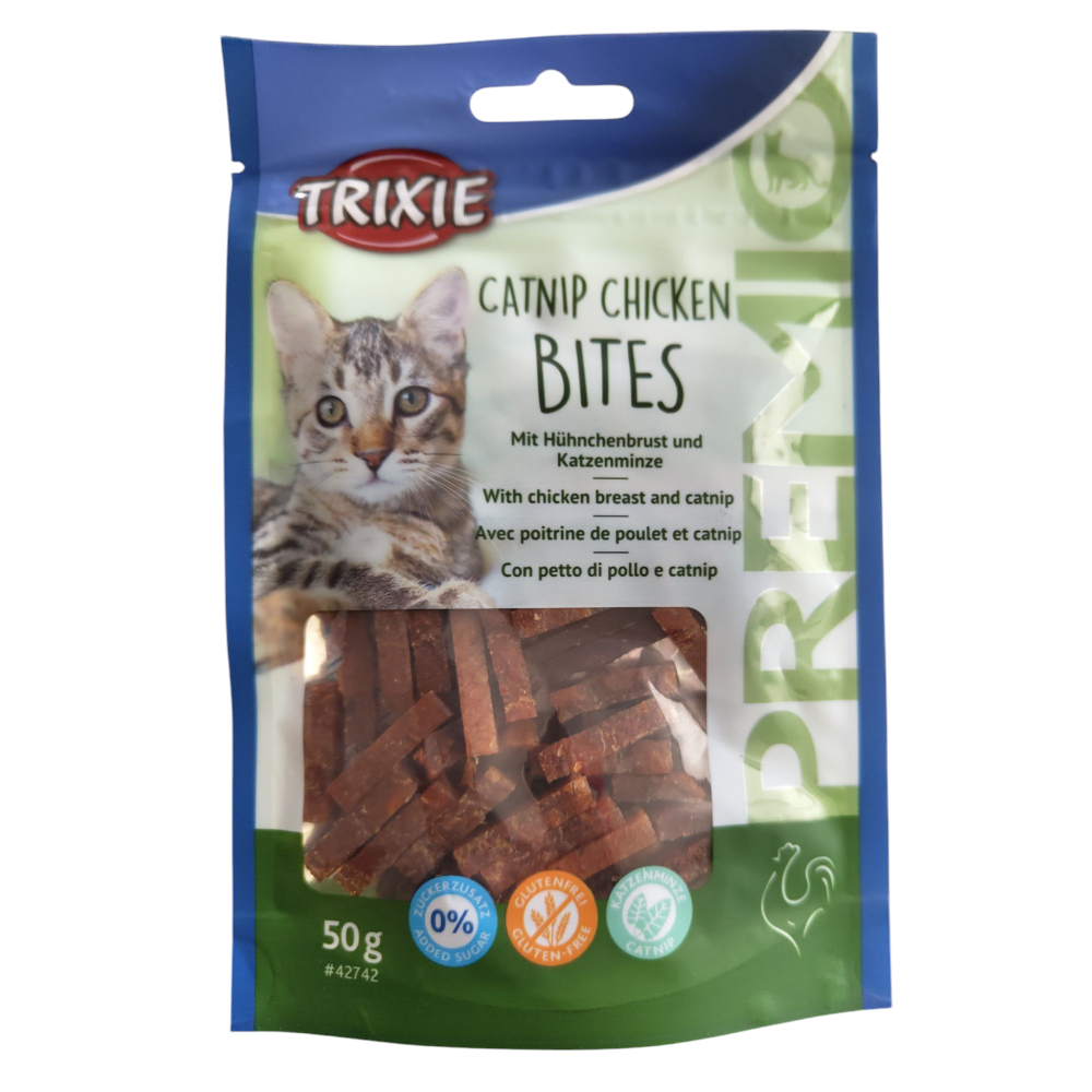 Trixie - Trixie - Bouchées de poulet à l'herbe à chat 50 gr pour chat - Image 2