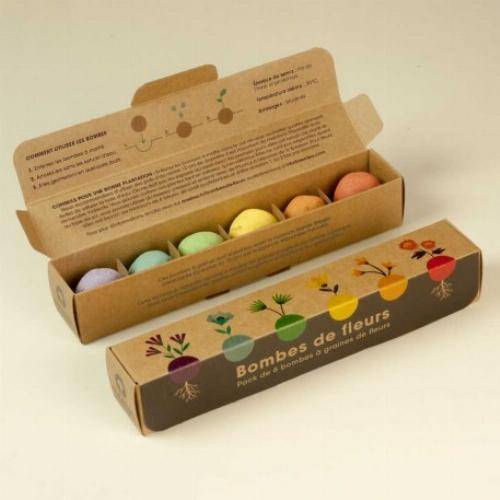 Pack de graines en bombe de 6 fleurs sauvages - Image 5