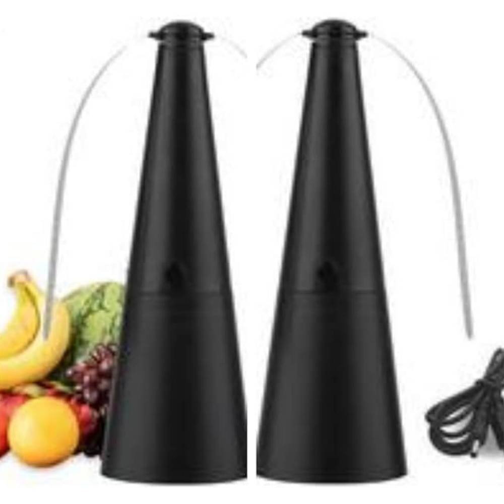 2x Ventilateurs Anti-Mouches de Table Rechargeables - Lames Réfléchissantes - Living123 - Image 1