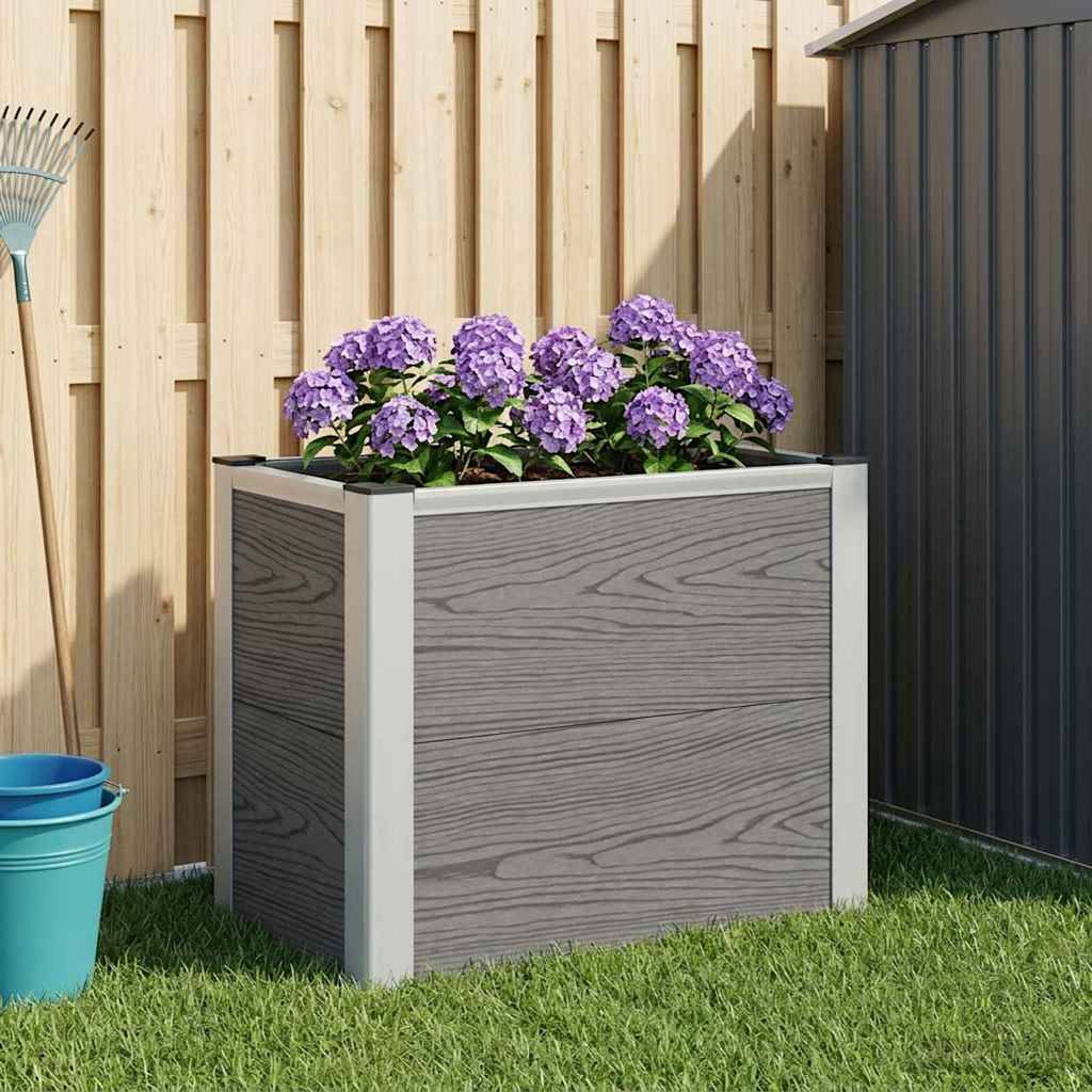 Prolenta Premium - Jardinière aluminium gris 50 x 30 x 42 cm - Prolenta premium p344.9 - Image 1