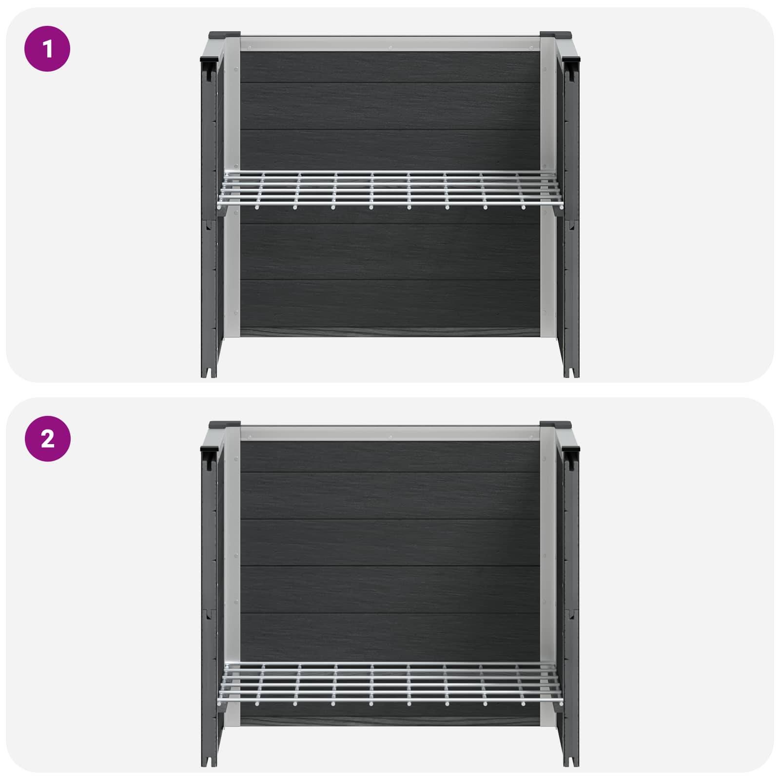 Prolenta Premium - Jardinière aluminium gris 50 x 30 x 42 cm - Prolenta premium p344.9 - Image 9