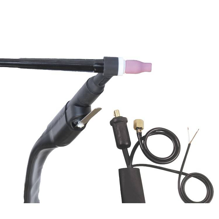 Torche TIG SR17L GYS (Lamelle) - Refroidissement Air - 4 m - Connexion 35/50 + Fiche 3pts (type DIN) - 044449