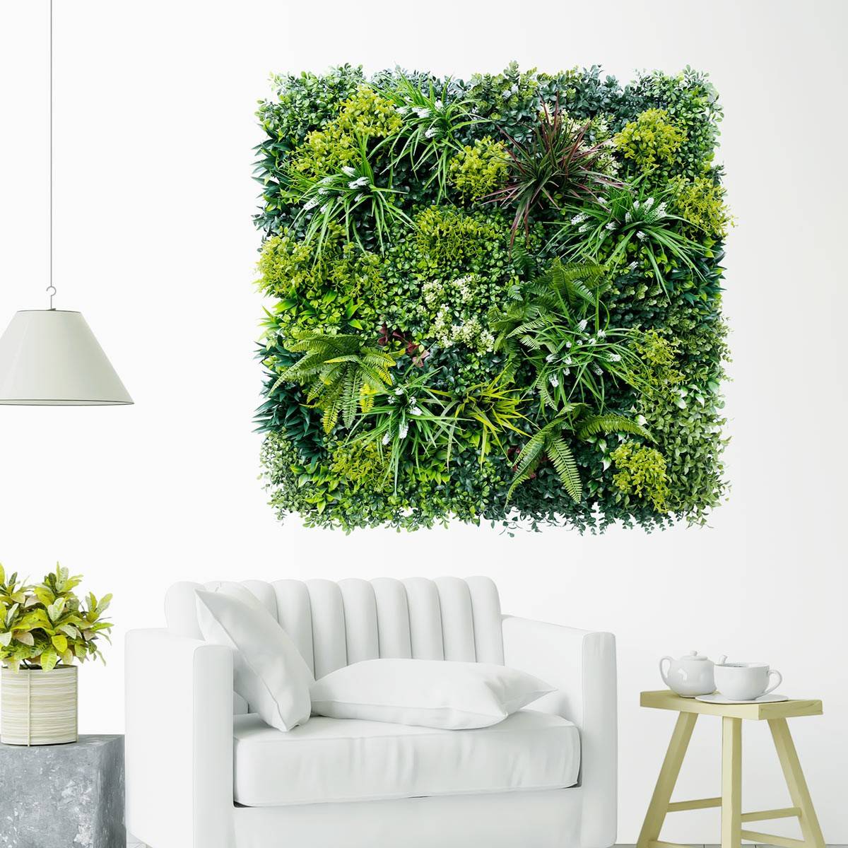 Luxury Mur vegetal artificiel plaque 1mx1m Le plus Haut de Gamme - Image 3