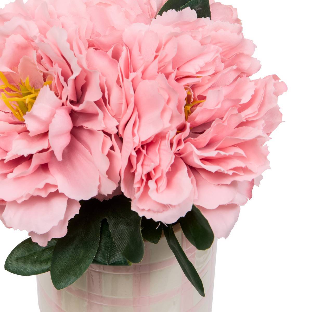 Atmosphera - Composition florale artificielle pivoines H21,5 cm - Atmosphera Créateur d'intérieur - Image 5