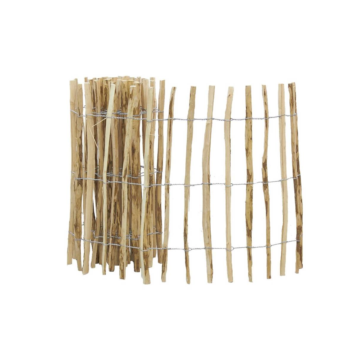 Aubry Gaspard - Ganivelle en noisetier (Lot de 3) Hauteur 120 cm - Image 1