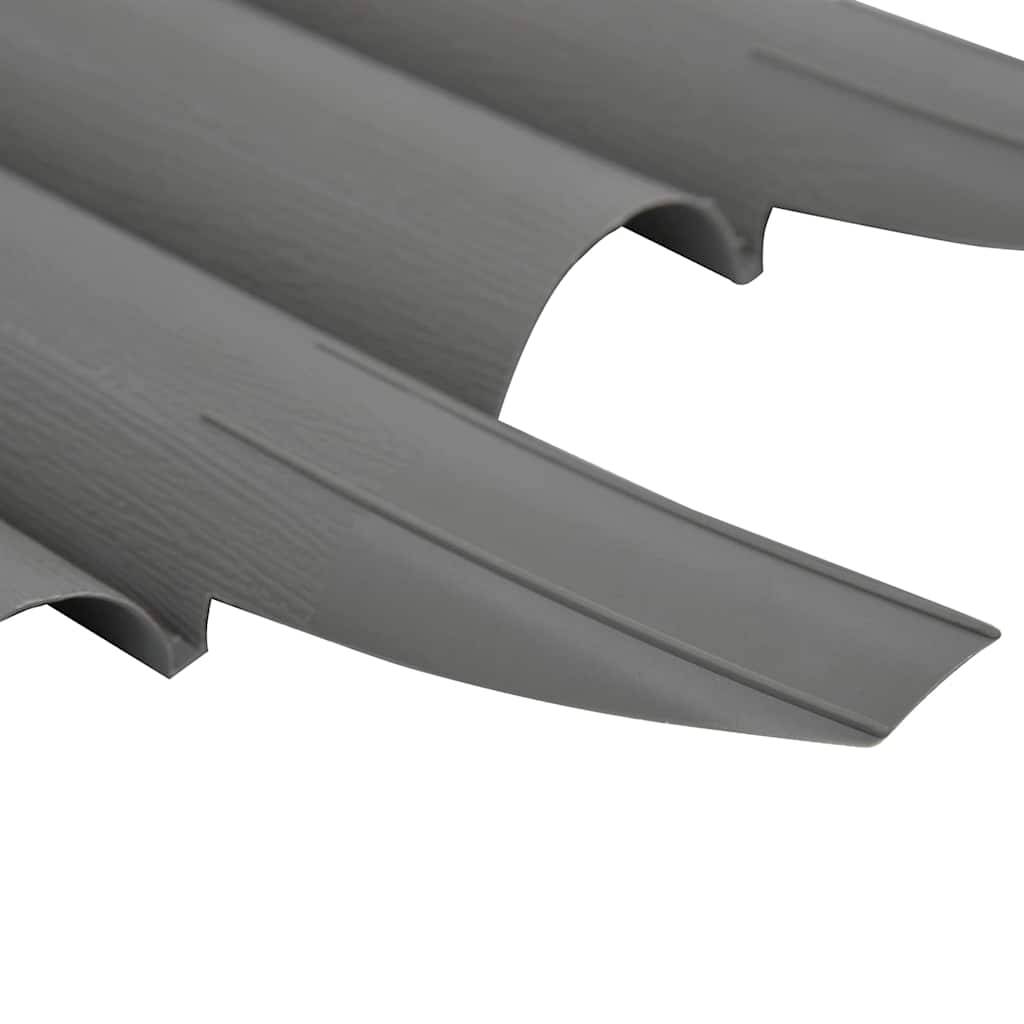 Bordures de pelouse PP gris 1000 x 1 x 23.5 cm - PANGIVO - Image 6