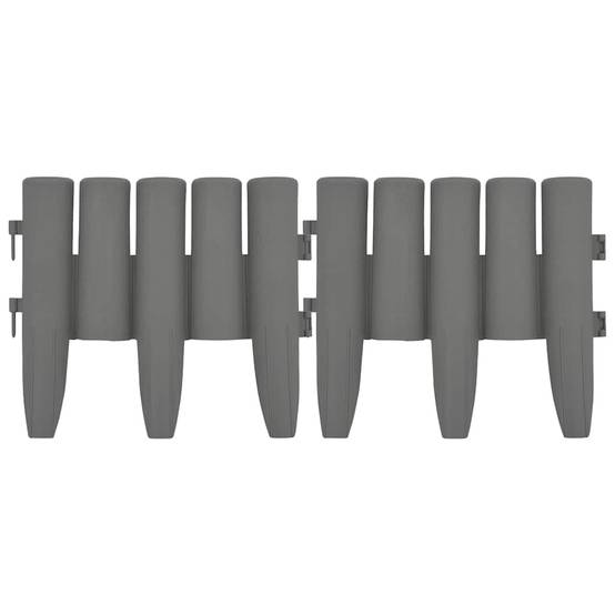 Bordures de pelouse PP gris 1000 x 1 x 23.5 cm - PANGIVO - Image 4