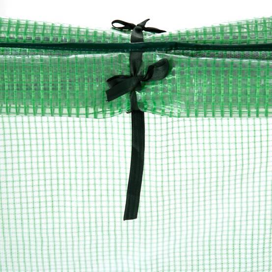 Mini serre tunnel métal vert avec fenêtre 180 x 90 x 70 cm - PANGIVO - Image 8