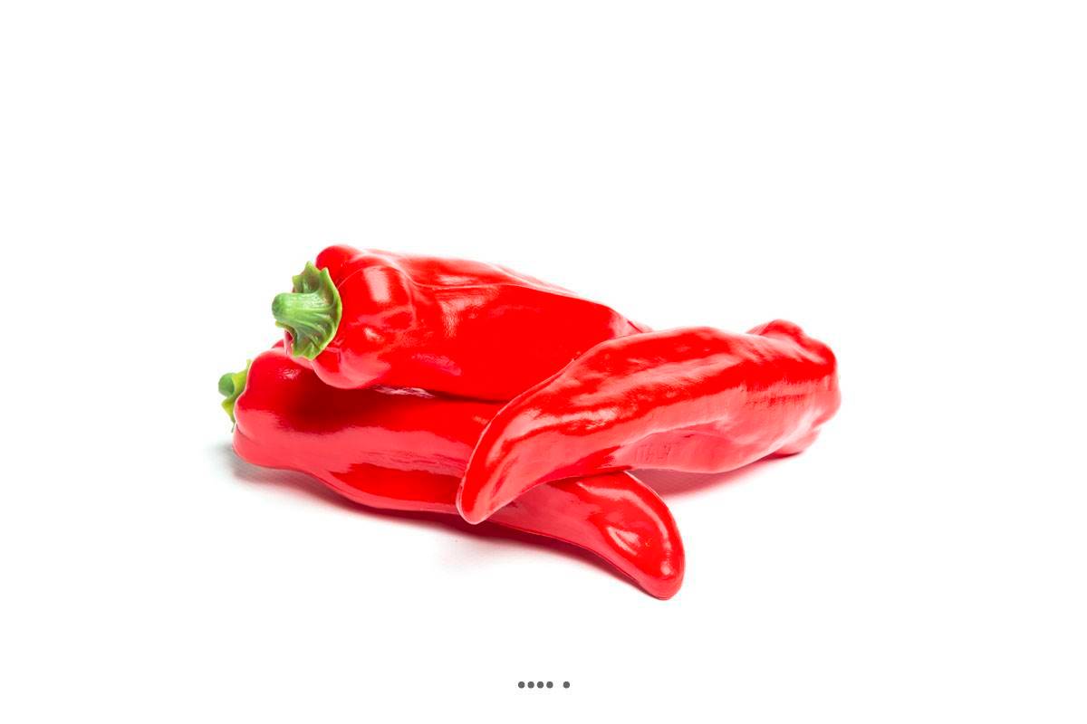 Artificielles - Piment Rouge artificiel en lot de 3 en Plastique soufflé L 160x40 mm - Image 1