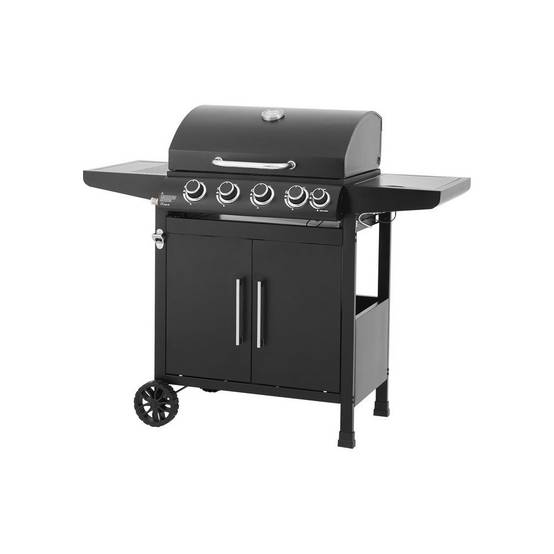 Barbecue A Gaz - Paarl - 4 Brûleurs - Surface De Cuisson Principal : 60 X 42 Cm - Grille De Maintien Au Chaud - Acier - Image 1