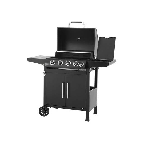 Barbecue A Gaz - Paarl - 4 Brûleurs - Surface De Cuisson Principal : 60 X 42 Cm - Grille De Maintien Au Chaud - Acier - Image 2