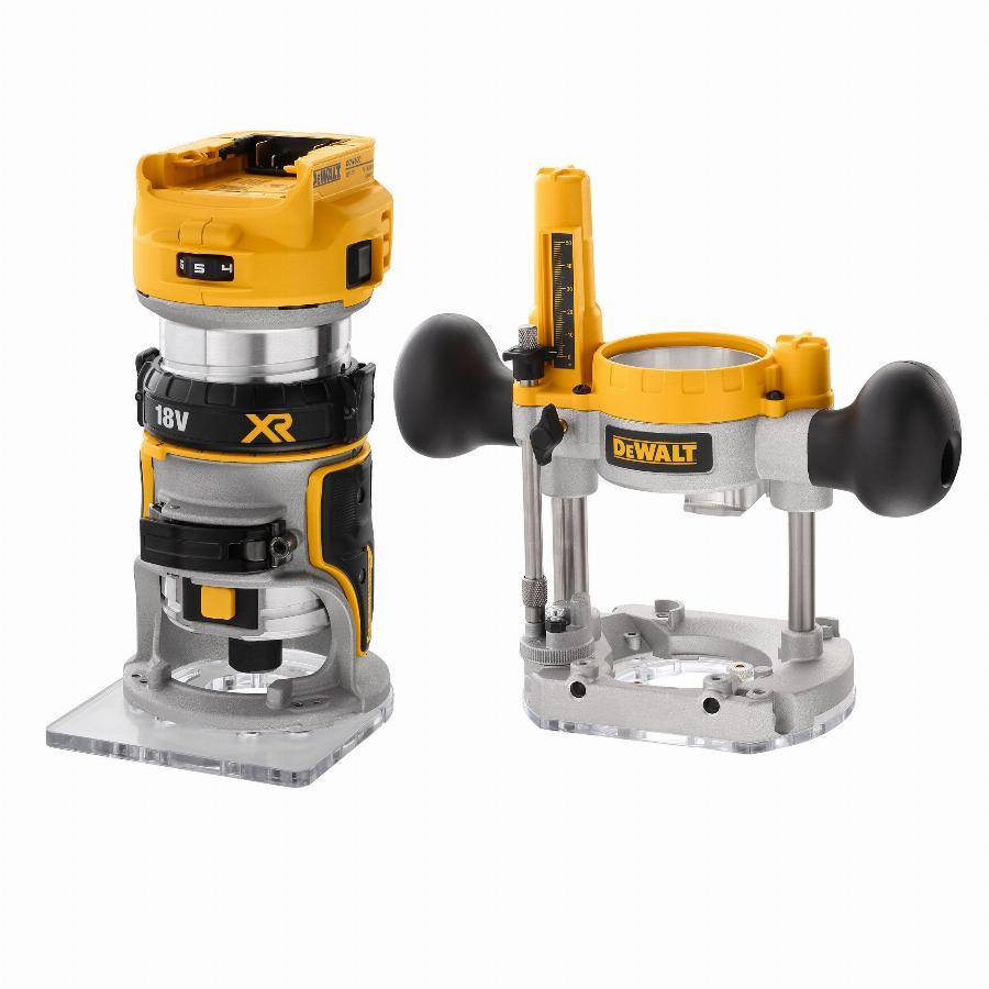 Affleureuse-défonceuse XR 18V BL 6-8 mm DEWALT - en coffret - sans batterie ni chargeur - DCW604NT-QW - Image 1
