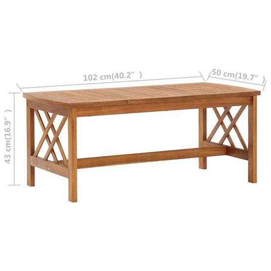 Vidaxl - Salon de jardin 4 pcs avec coussins Bois d'acacia solide vidaXL 3057991 - Image 3