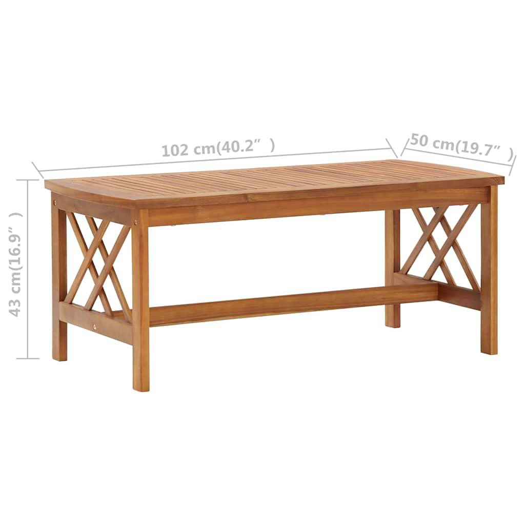 Vidaxl - Salon de jardin 4 pcs avec coussins Bois d'acacia solide vidaXL 3057991 - Image 3