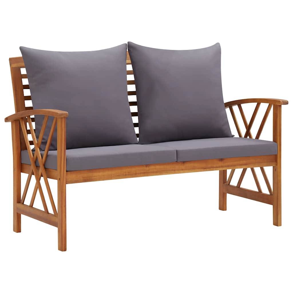 Vidaxl - Salon de jardin 4 pcs avec coussins Bois d'acacia solide vidaXL 3057991 - Image 6