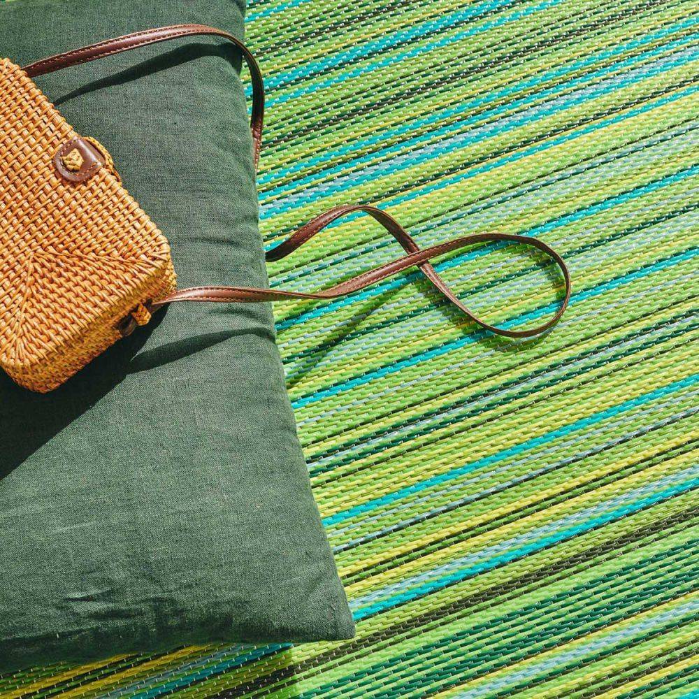 Jardindeco - Tapis extérieur en polypropylène Spargi 1746 vert 150 x 220 cm - Image 4