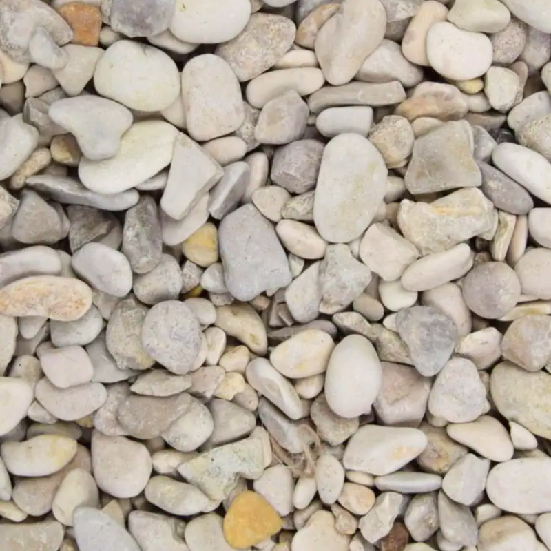 Gravier roulé calcaire beige 5/15 mm - Big Bag 1T (16 m²) - Beige  - Jardinex - Image 3