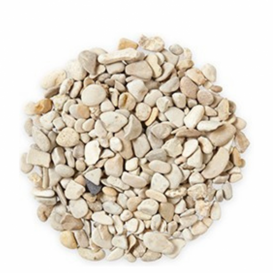 Gravier roulé calcaire beige 5/15 mm - Big Bag 1T (16 m²) - Beige - Jardinex - Image 2