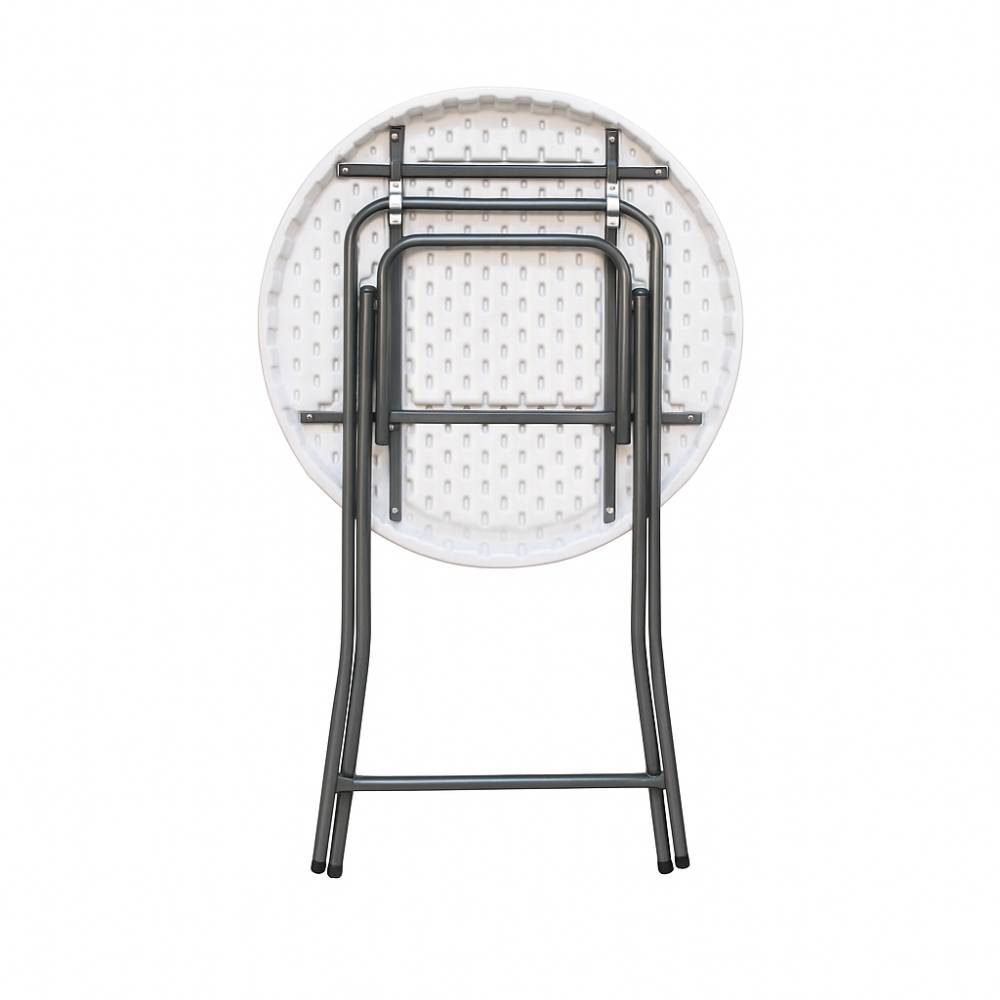 Table mange debout pliante Ø81 x H110 cm – Compacte et résistante, parfaite pour l'extérieur - TERRE JARDIN - Image 2