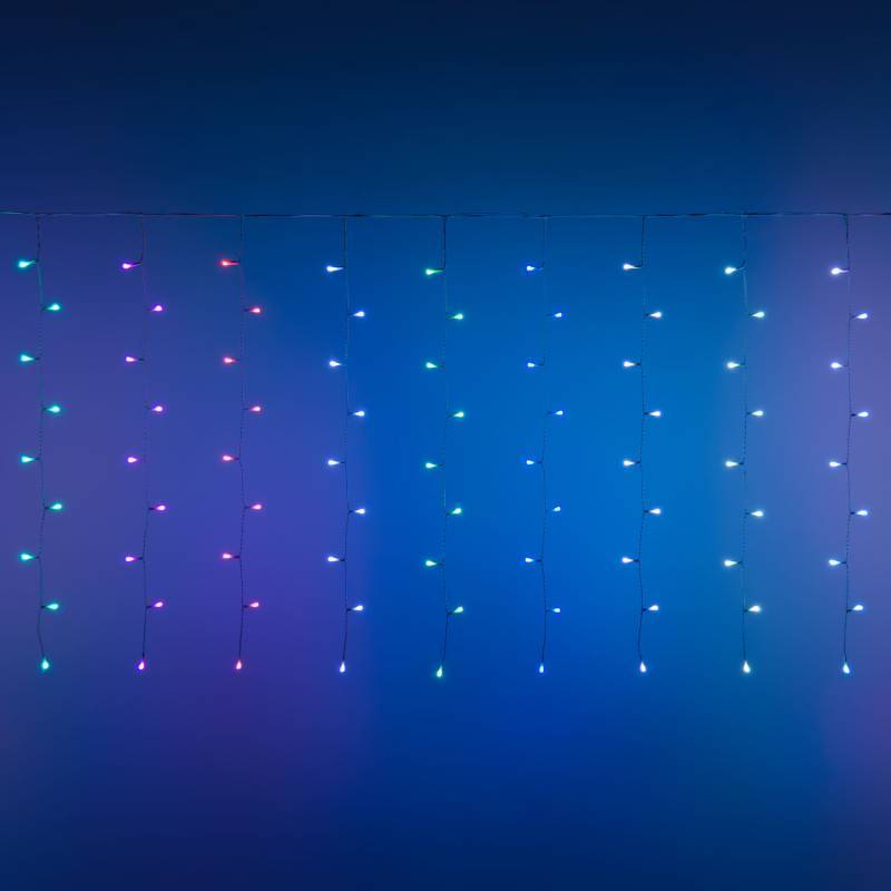 Lotti - Rideau Lumineux connecté 4m H90cm APPY 180 LED RGB smartphone APPlication Bluetooth Lotti - Image 4