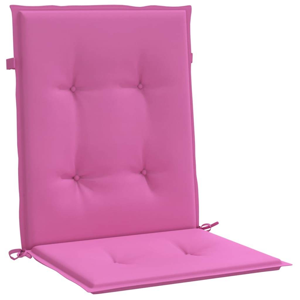 PANGIVO - Coussins de chaise à dossier bas polyester rose 100 x 50 x 4 cm, poids:2.45kg - PANGIVO - Image 5