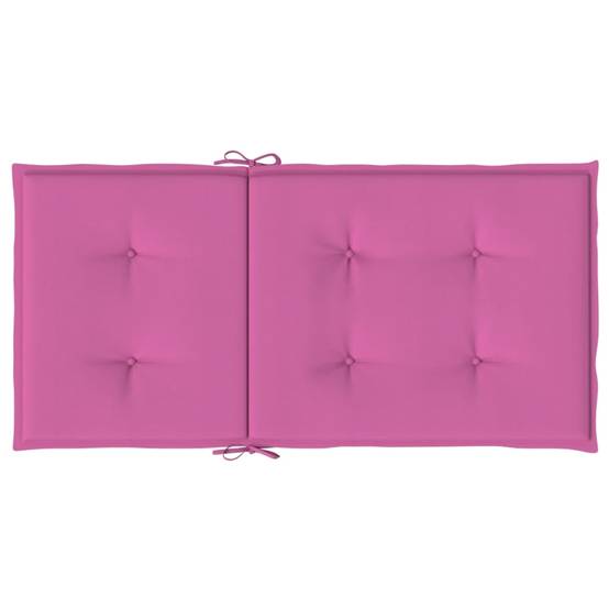 PANGIVO - Coussins de chaise à dossier bas polyester rose 100 x 50 x 4 cm, poids:2.45kg - PANGIVO - Image 7