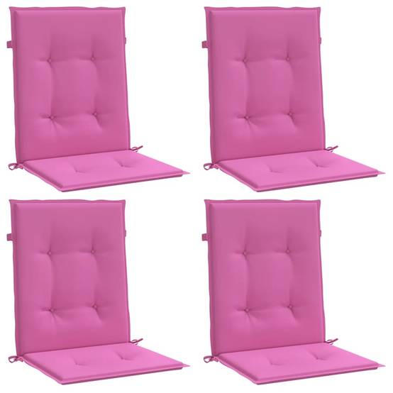 PANGIVO - Coussins de chaise à dossier bas polyester rose 100 x 50 x 4 cm, poids:2.45kg - PANGIVO - Image 3