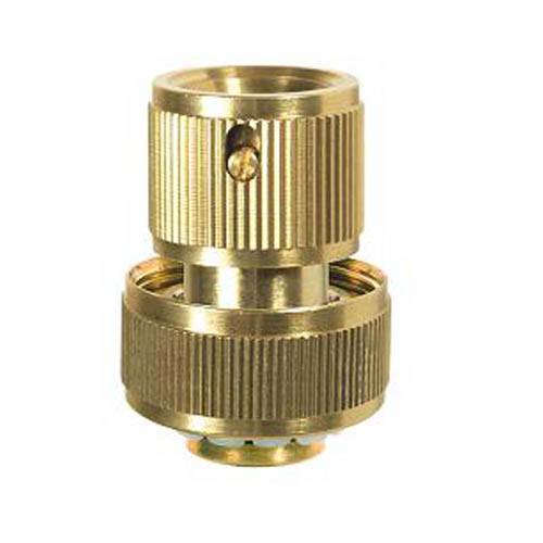 Ribimex - Raccord rapide laiton Aquastop 15 mm
