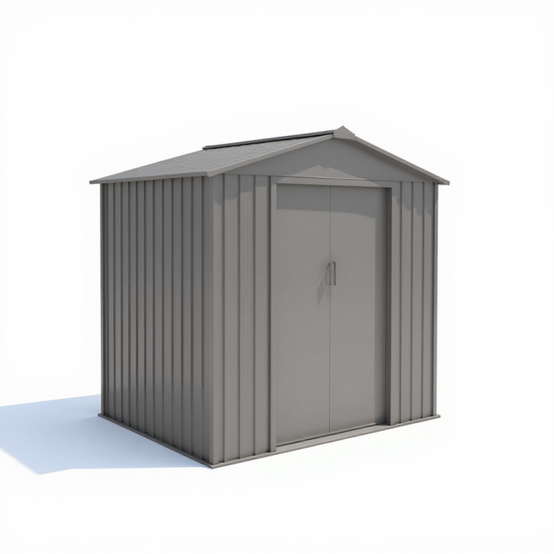 Autre - Abri de jardin en métal – MJ 6 x 4 - 2,5 m² - Anthracite - Image 2