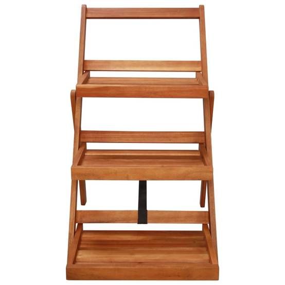 PANGIVO - Support de jardinière bois d'acacia marron 50 x 63 x 80 cm - PANGIVO - Image 2