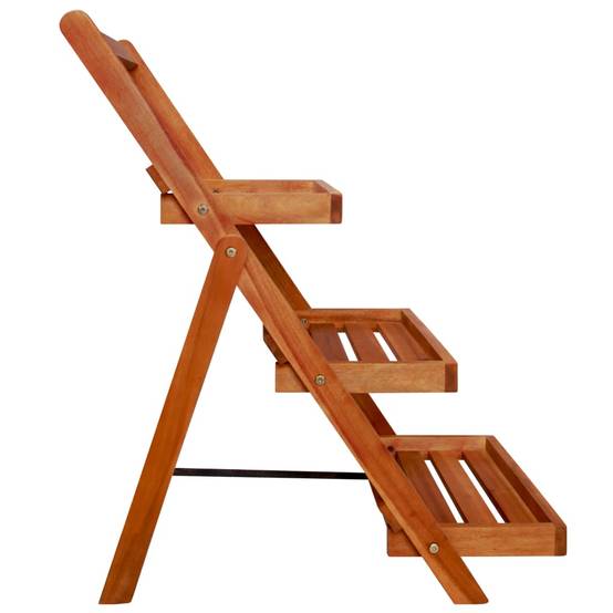 PANGIVO - Support de jardinière bois d'acacia marron 50 x 63 x 80 cm - PANGIVO - Image 3