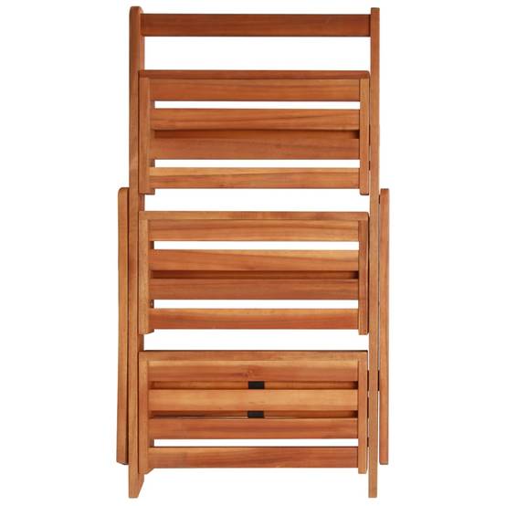 PANGIVO - Support de jardinière bois d'acacia marron 50 x 63 x 80 cm - PANGIVO - Image 5