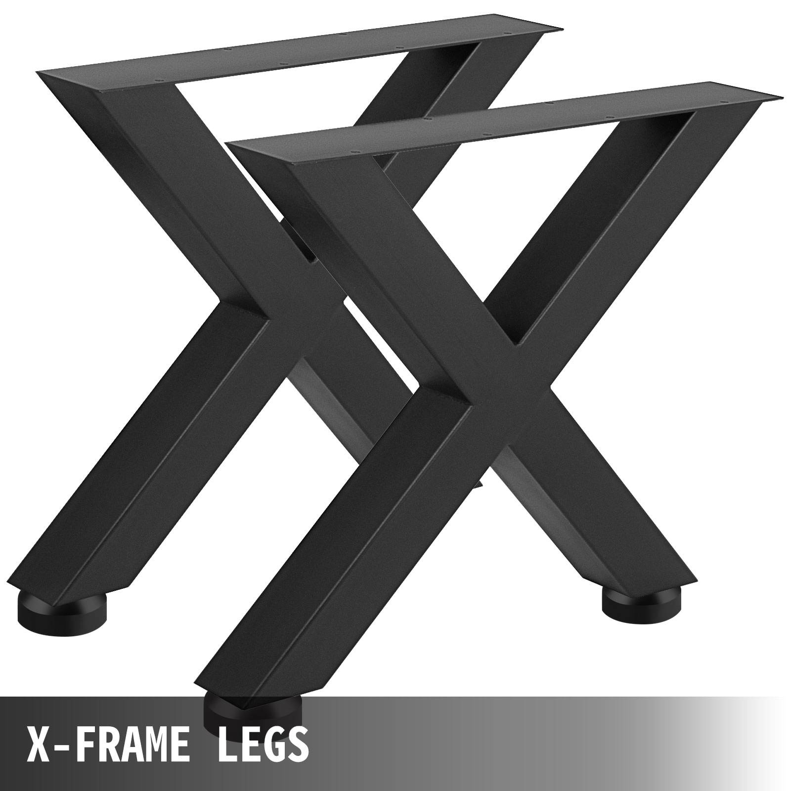 Vevor - Pieds de table métal (2pcs) forme X, charge max 1000kg, 720x790mm, pour salle à manger, café, bar. VEVOR - Image 4