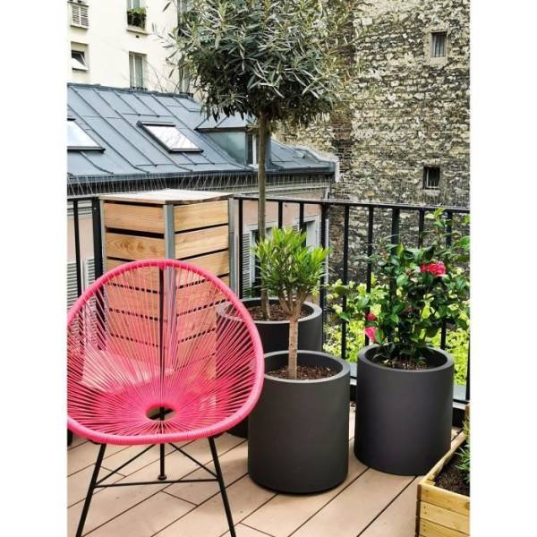 Riviera - Riviera Bac Granit Rond - 40 Cm - Gris - Image 3