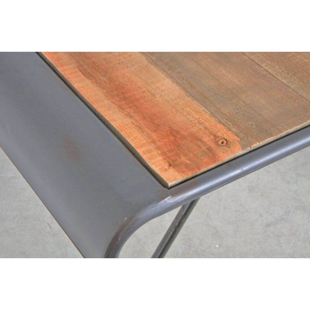 Aubry Gaspard - Console en bois et métal patiné - Image 2