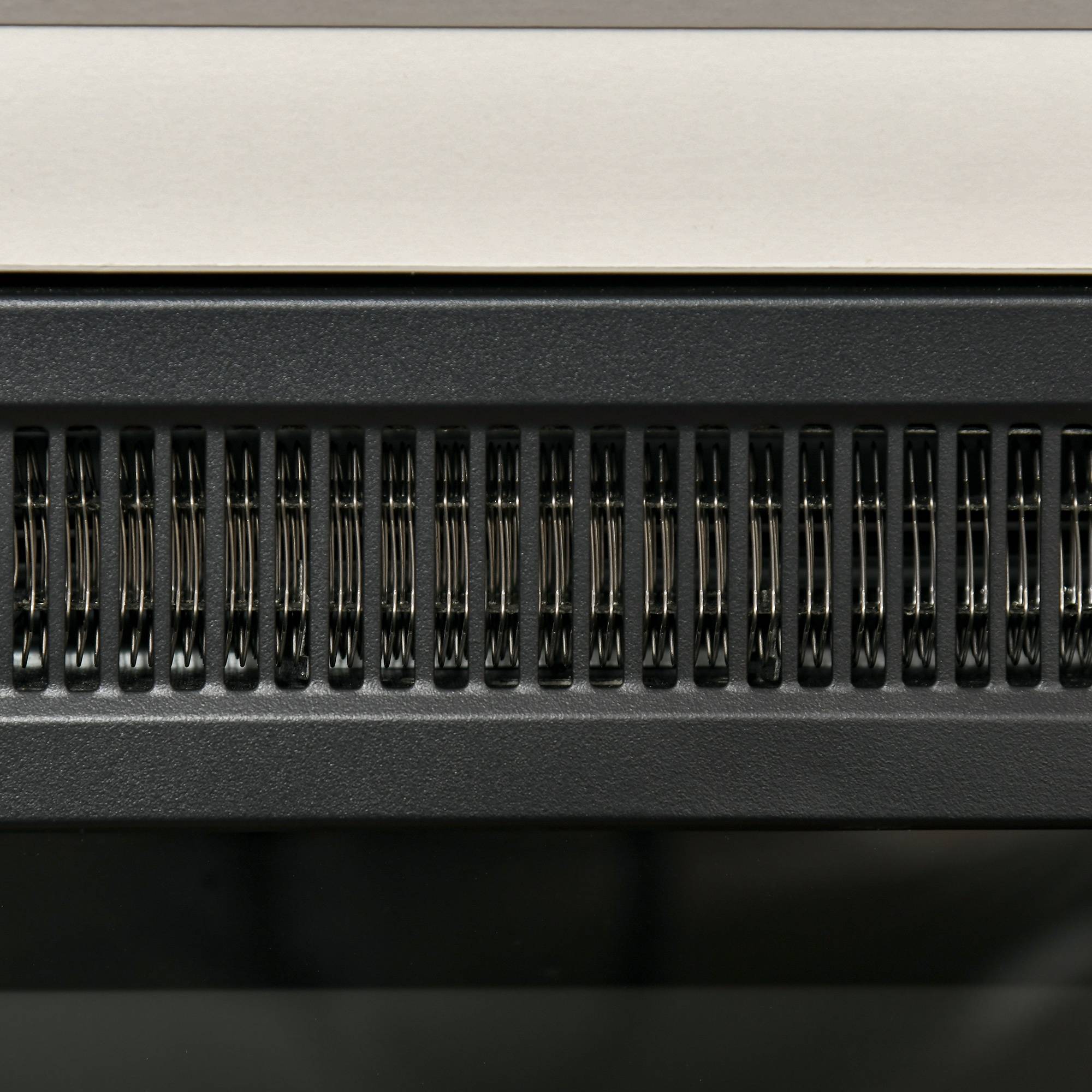 Cheminée électrique sur pied 1800 W avec effet flamme, télécommande, minuterie et température réglable, blanche - Image 10