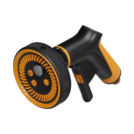 Fiskars - Pistolet d’arrosage multifonctions Comfort, gâchette à l’avant