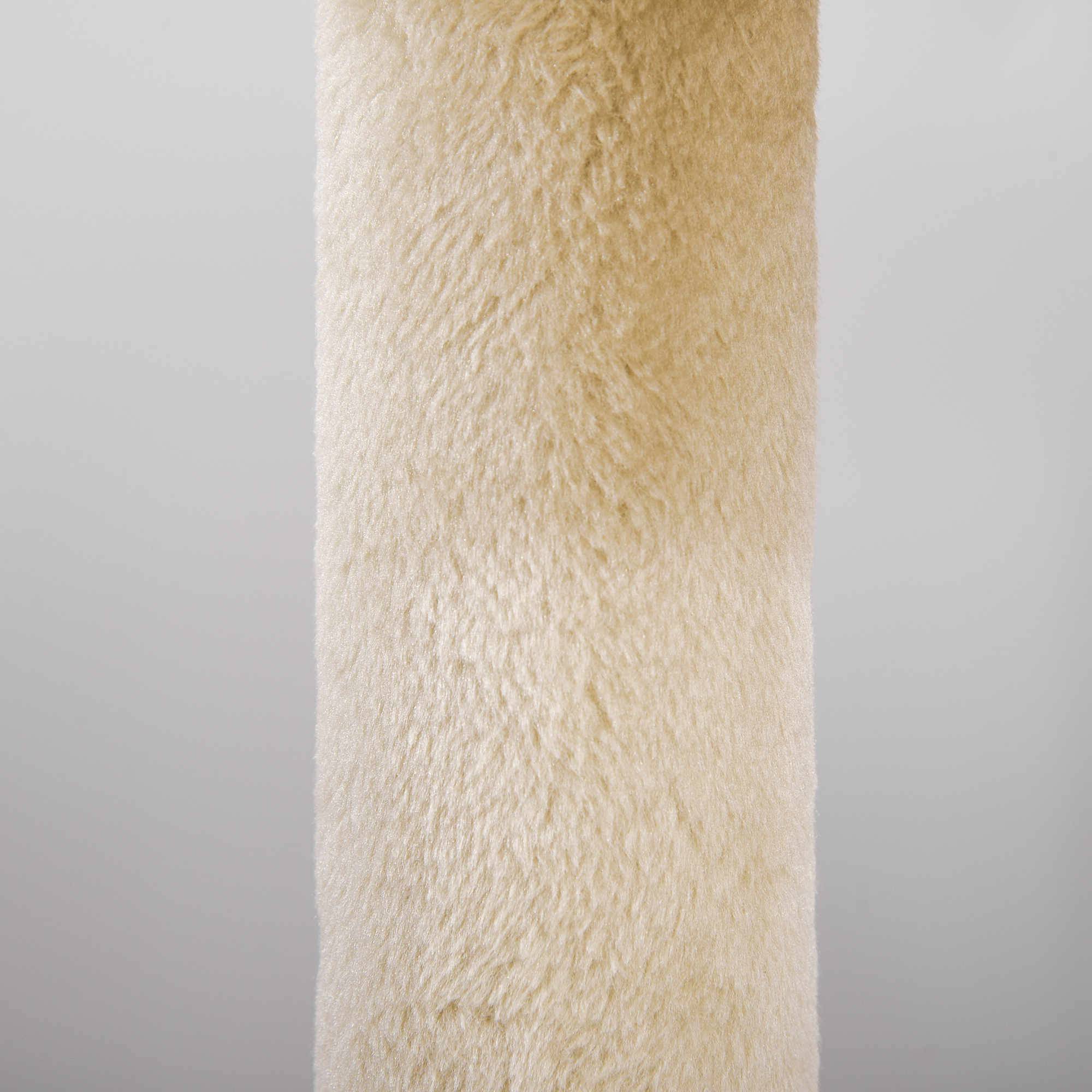 Arbre à Chat Design Oreilles de Chat avec Niche et Griffoirs en Sisal Crème - ComfortXL Outdoor Living - Image 9