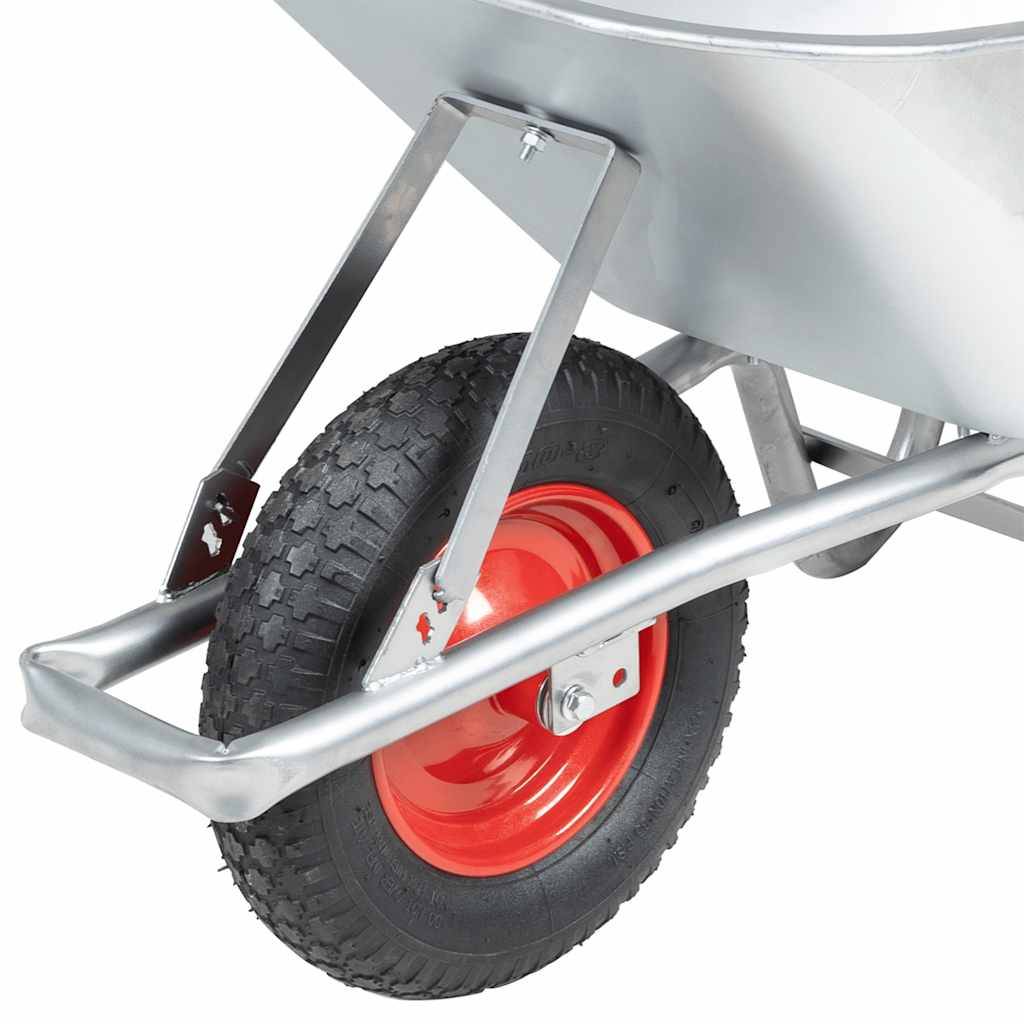 Vidaxl - Brouette 90 L 150 kg acier galvanisé et plastique vidaXL 4013467 - Image 4