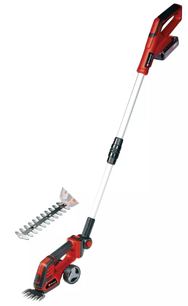 Einhell - Cisaille gazon/taille-buissons GE-CG 18/100 Li T - 18V - lames 100/200mm - manche télescopique Einhell - Image 1