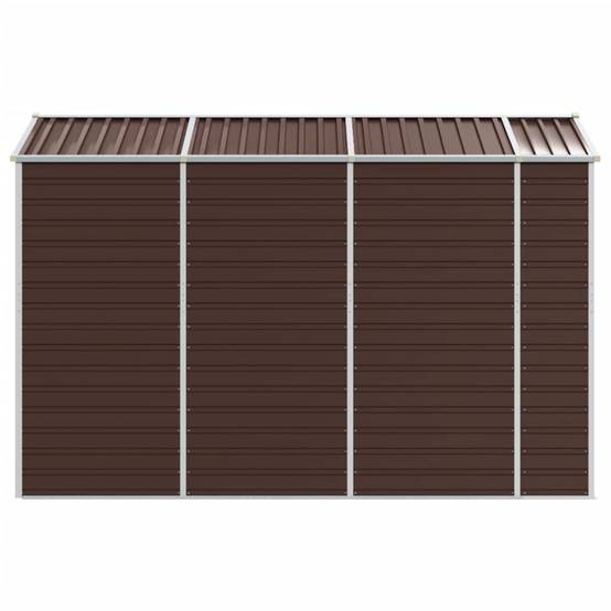 Vidaxl - Abri de jardin marron 191 x 300 x 198 cm en acier galvanisé vidaXL 3188266 - Image 7